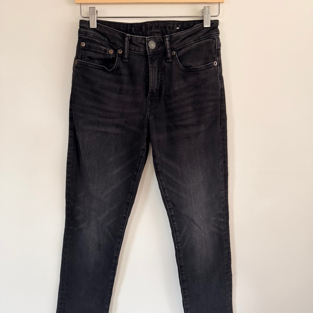 American Eagle Next Level Flex Slim Black Jeans Denim Men's 28x32 - Picture 3 of 11